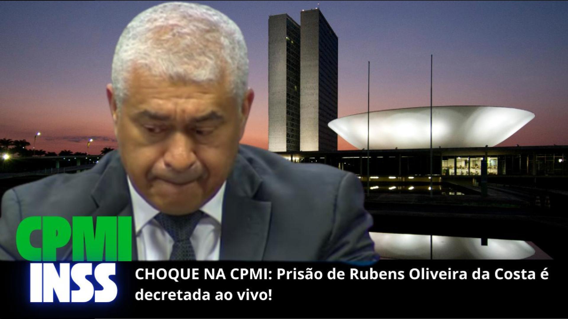 CPMI do INSS: Rubens Oliveira Costa, Braço Financeiro do “Careca do INSS”, é Preso por Falso Testemunho